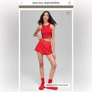 Alo Aspire Tank in Bright Red